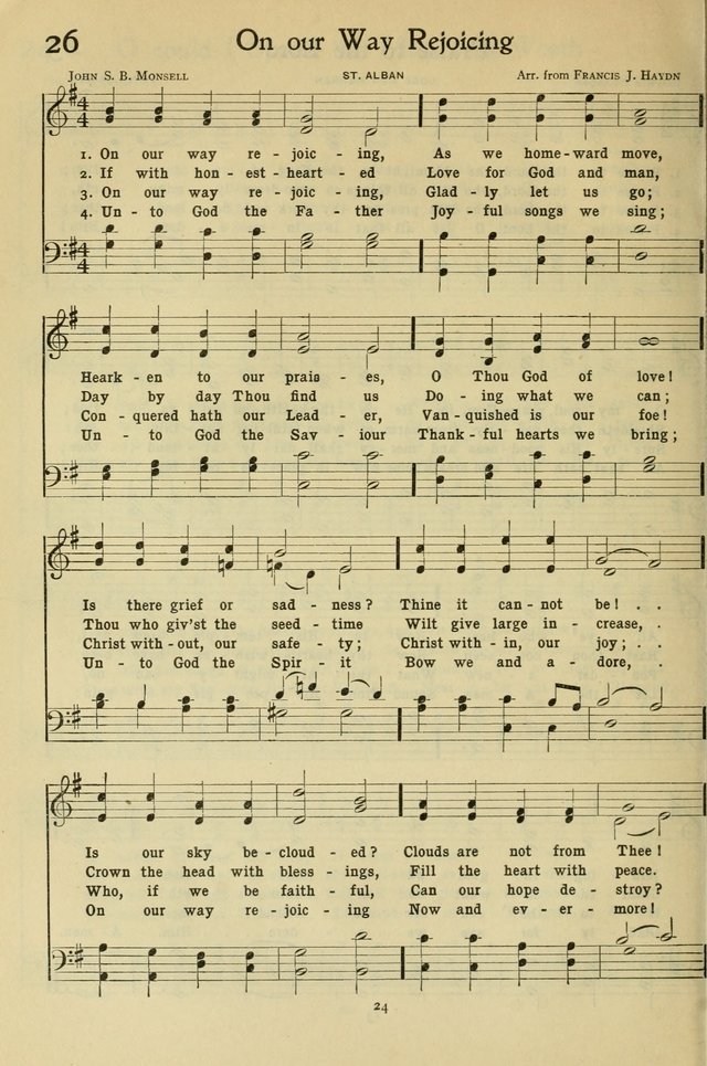 The Methodist Sunday School Hymnal page 37