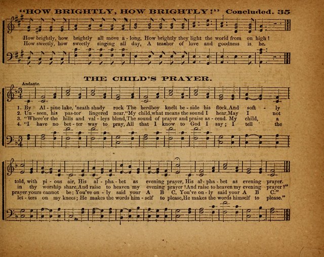The Morning Stars Sang Together: a book of religious songs for Sunday schools and the home circle page 36