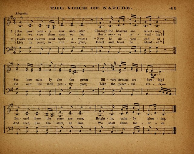 The Morning Stars Sang Together: a book of religious songs for Sunday schools and the home circle page 42