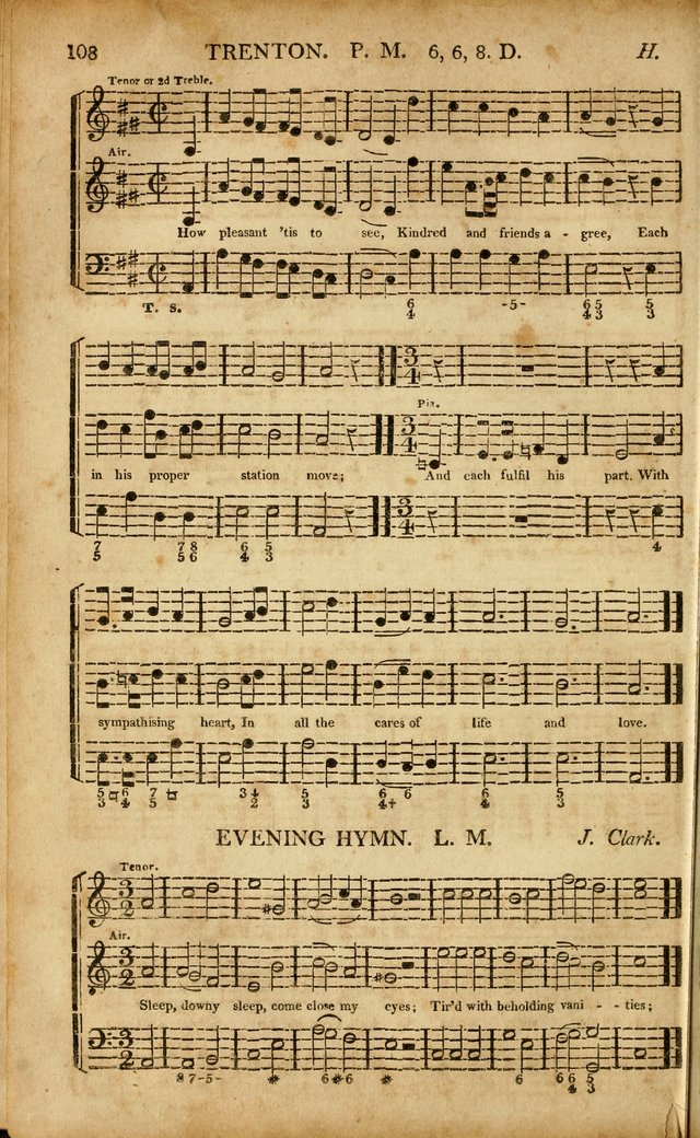 Musica Sacra: or, Springfield and Utica Collections United: consisting of Psalm and hymn tunes, anthems, and chants (2nd revised ed.) page 108