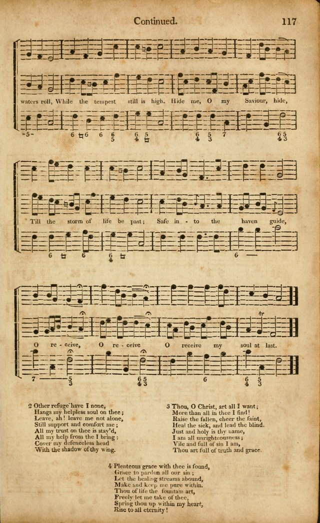 Musica Sacra: or, Springfield and Utica Collections United: consisting of Psalm and hymn tunes, anthems, and chants (2nd revised ed.) page 117