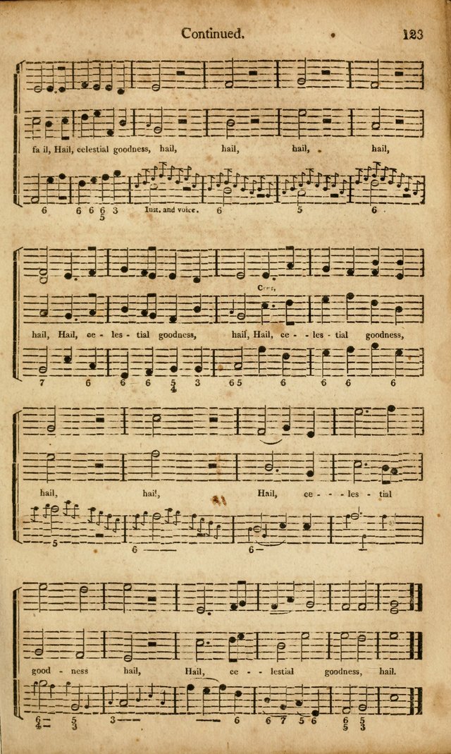 Musica Sacra: or, Springfield and Utica Collections United: consisting of Psalm and hymn tunes, anthems, and chants (2nd revised ed.) page 123