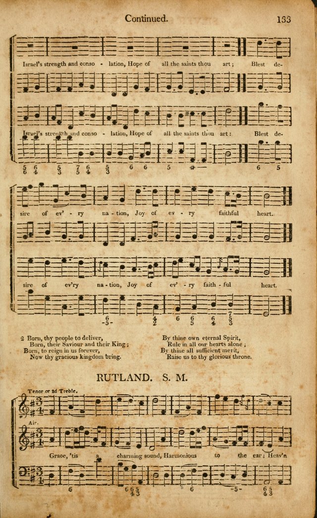 Musica Sacra: or, Springfield and Utica Collections United: consisting of Psalm and hymn tunes, anthems, and chants (2nd revised ed.) page 133