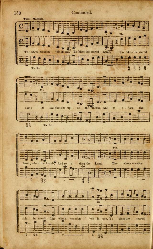 Musica Sacra: or, Springfield and Utica Collections United: consisting of Psalm and hymn tunes, anthems, and chants (2nd revised ed.) page 138