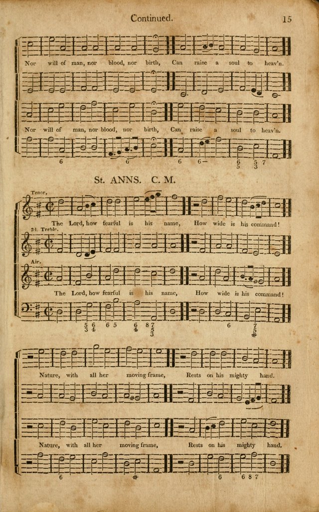 Musica Sacra: or, Springfield and Utica Collections United: consisting of Psalm and hymn tunes, anthems, and chants (2nd revised ed.) page 15