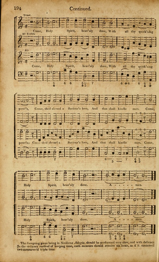 Musica Sacra: or, Springfield and Utica Collections United: consisting of Psalm and hymn tunes, anthems, and chants (2nd revised ed.) page 194