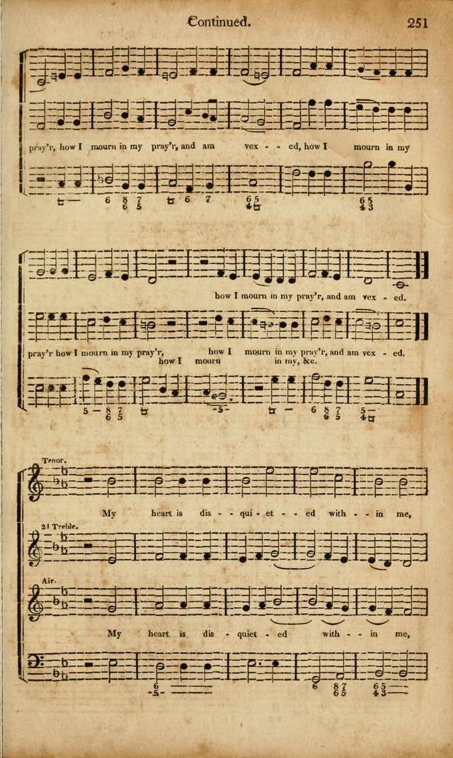 Musica Sacra: or, Springfield and Utica Collections United: consisting of Psalm and hymn tunes, anthems, and chants (2nd revised ed.) page 251