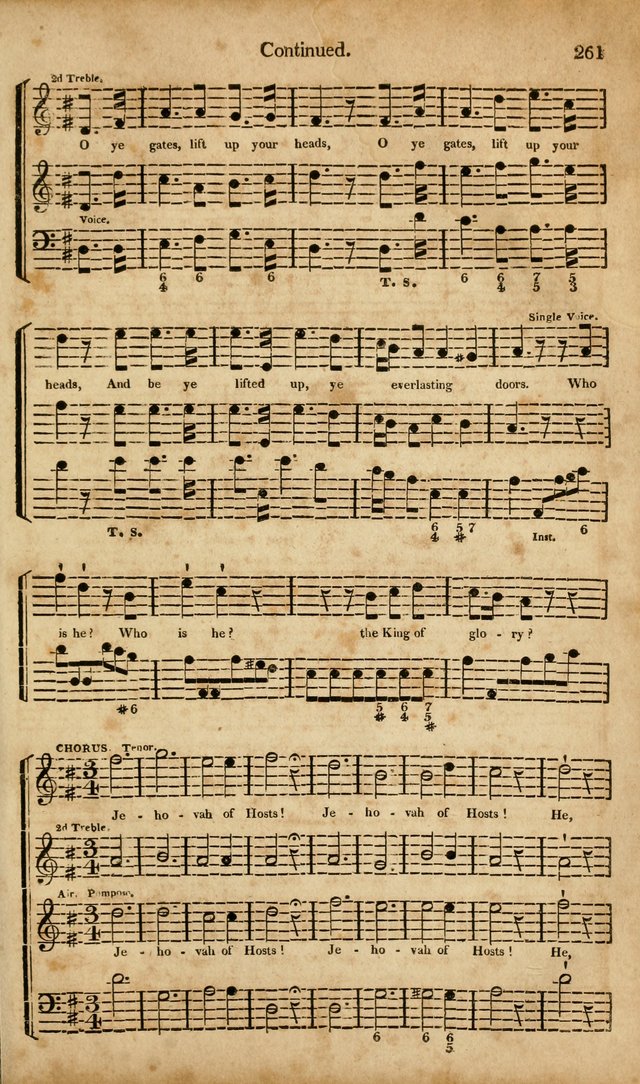 Musica Sacra: or, Springfield and Utica Collections United: consisting of Psalm and hymn tunes, anthems, and chants (2nd revised ed.) page 261