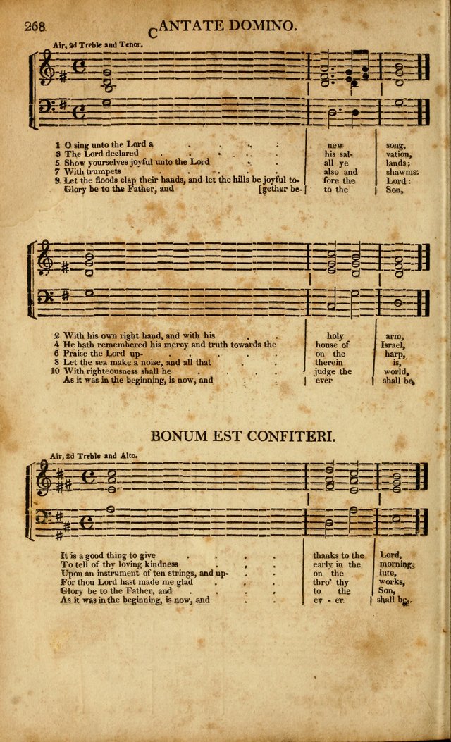 Musica Sacra: or, Springfield and Utica Collections United: consisting of Psalm and hymn tunes, anthems, and chants (2nd revised ed.) page 268