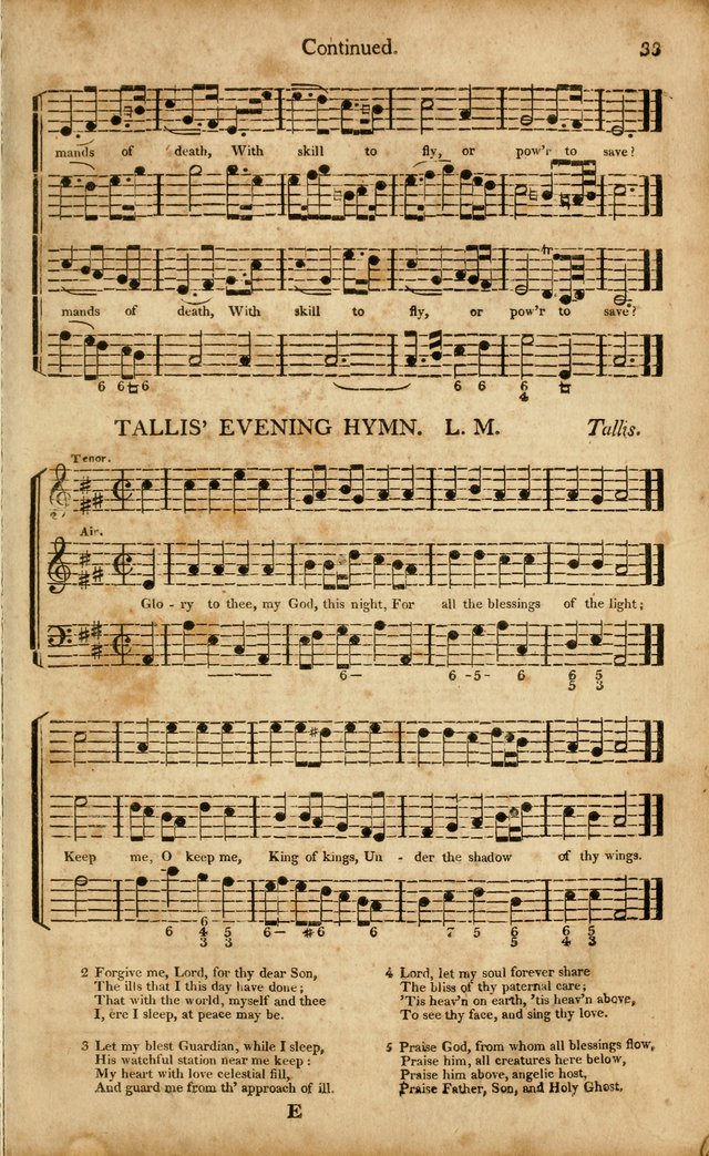 Musica Sacra: or, Springfield and Utica Collections United: consisting of Psalm and hymn tunes, anthems, and chants (2nd revised ed.) page 33