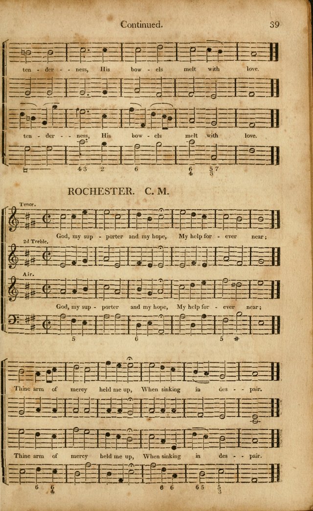 Musica Sacra: or, Springfield and Utica Collections United: consisting of Psalm and hymn tunes, anthems, and chants (2nd revised ed.) page 39