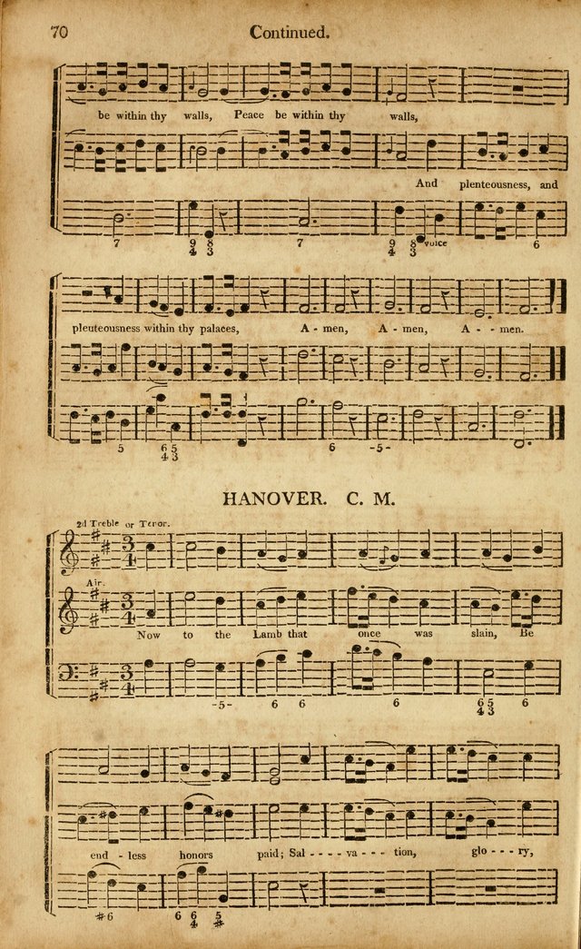 Musica Sacra: or, Springfield and Utica Collections United: consisting of Psalm and hymn tunes, anthems, and chants (2nd revised ed.) page 70