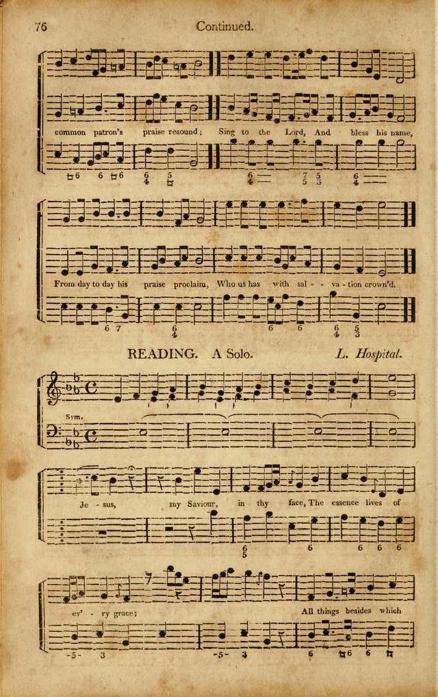 Musica Sacra: or, Springfield and Utica Collections United: consisting of Psalm and hymn tunes, anthems, and chants (2nd revised ed.) page 76