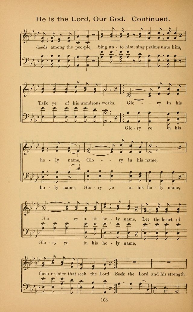 The Missionary Triumph: being a collection of Songs suitable for all kinds of Missionary Serves page 108