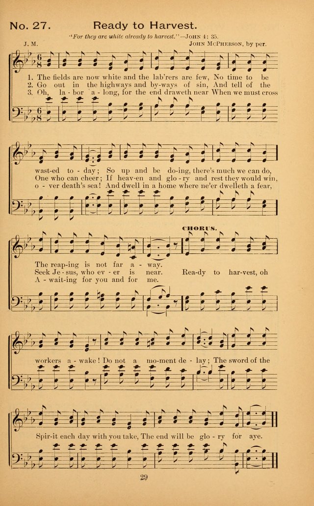 The Missionary Triumph: being a collection of Songs suitable for all kinds of Missionary Serves page 29
