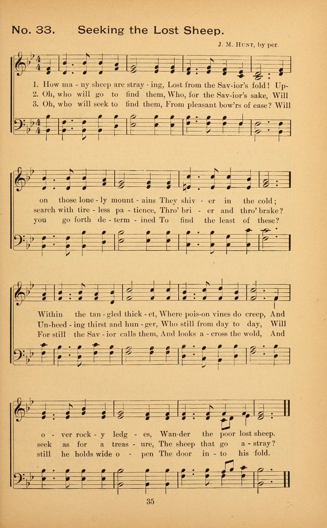 The Missionary Triumph: being a collection of Songs suitable for all kinds of Missionary Serves page 35