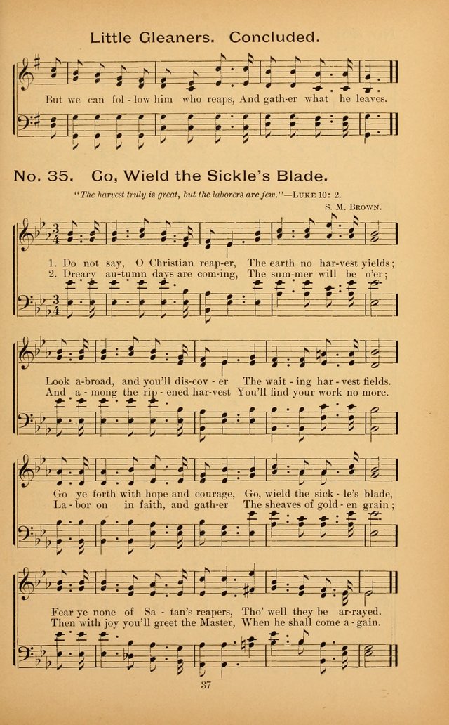 The Missionary Triumph: being a collection of Songs suitable for all kinds of Missionary Serves page 37