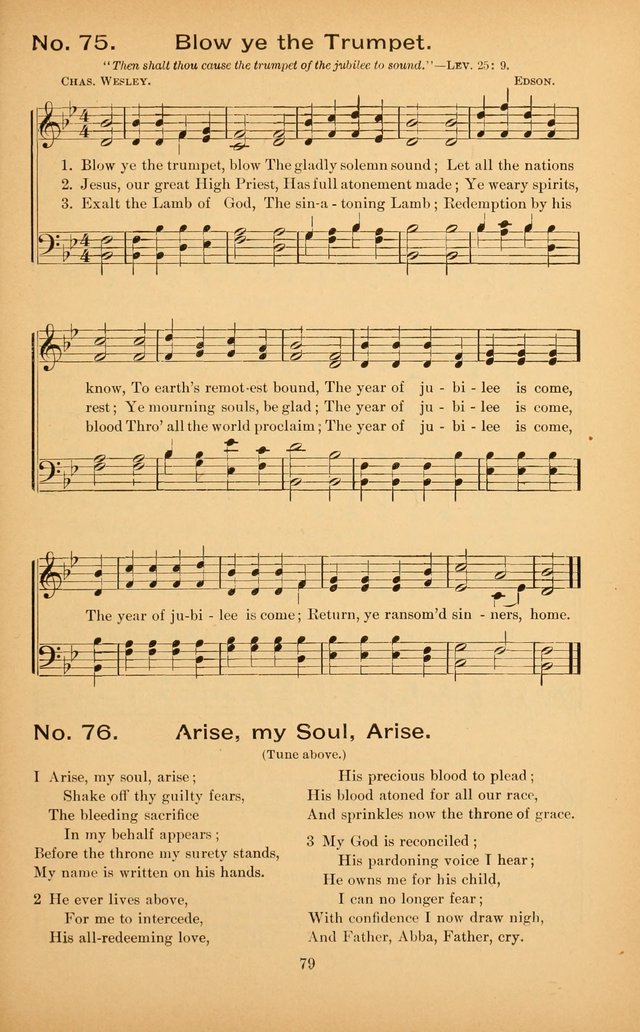 The Missionary Triumph: being a collection of Songs suitable for all kinds of Missionary Serves page 79
