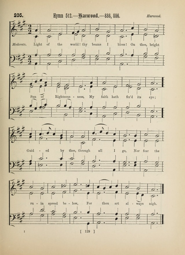 Methodist Tune Book: a collection of tunes adapted to the Methodist Hymn book page 129