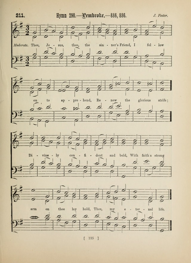 Methodist Tune Book: a collection of tunes adapted to the Methodist Hymn book page 135