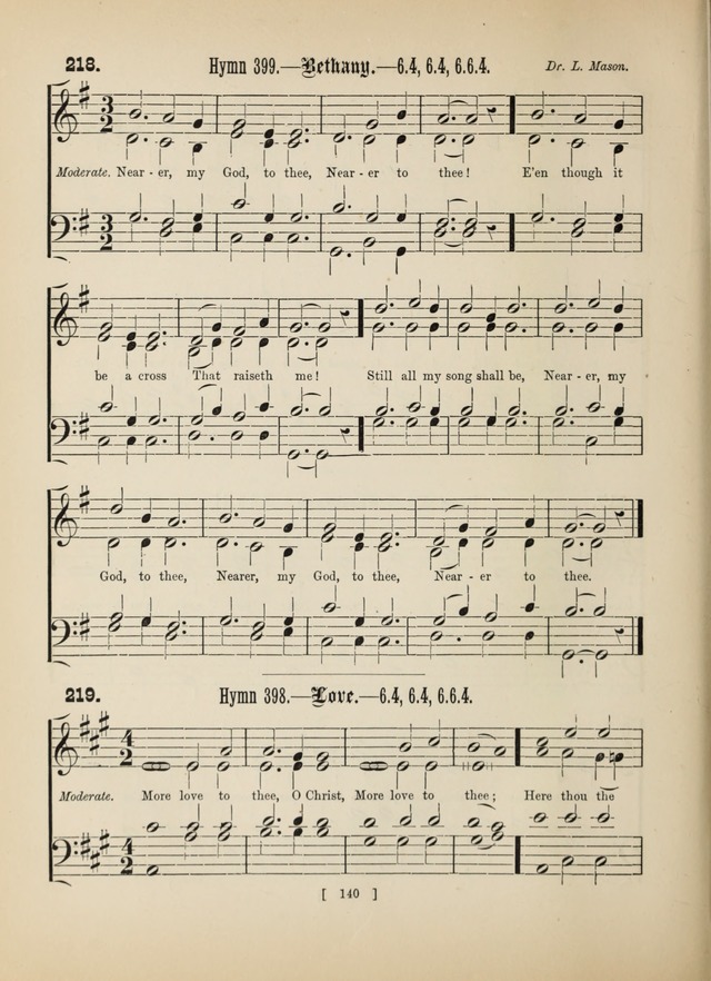 Methodist Tune Book: a collection of tunes adapted to the Methodist Hymn book page 140