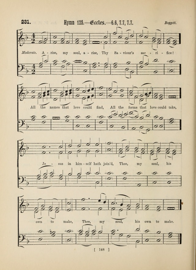 Methodist Tune Book: a collection of tunes adapted to the Methodist Hymn book page 148