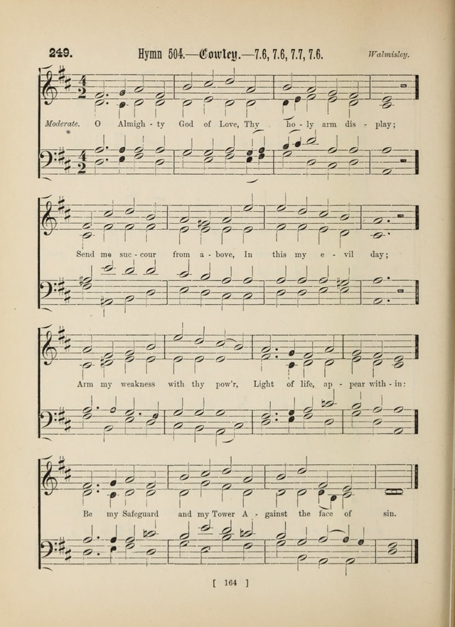 Methodist Tune Book: a collection of tunes adapted to the Methodist Hymn book page 164