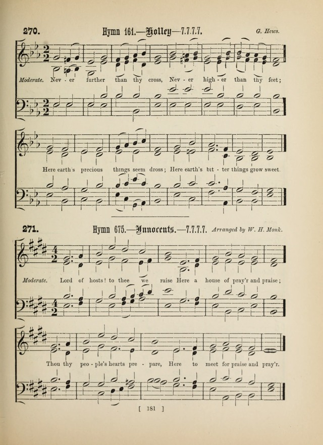 Methodist Tune Book: a collection of tunes adapted to the Methodist Hymn book page 181
