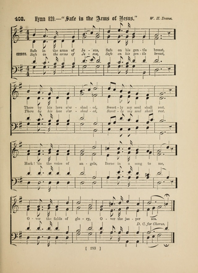 Methodist Tune Book: a collection of tunes adapted to the Methodist Hymn book page 283
