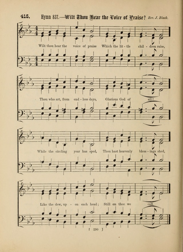 Methodist Tune Book: a collection of tunes adapted to the Methodist Hymn book page 290
