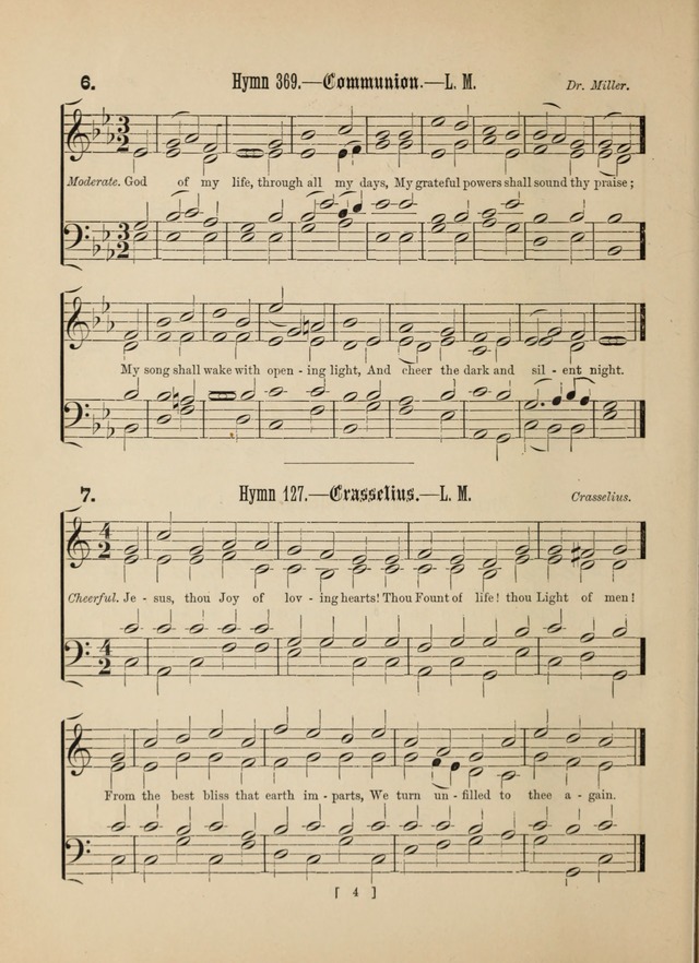 Methodist Tune Book: a collection of tunes adapted to the Methodist Hymn book page 4