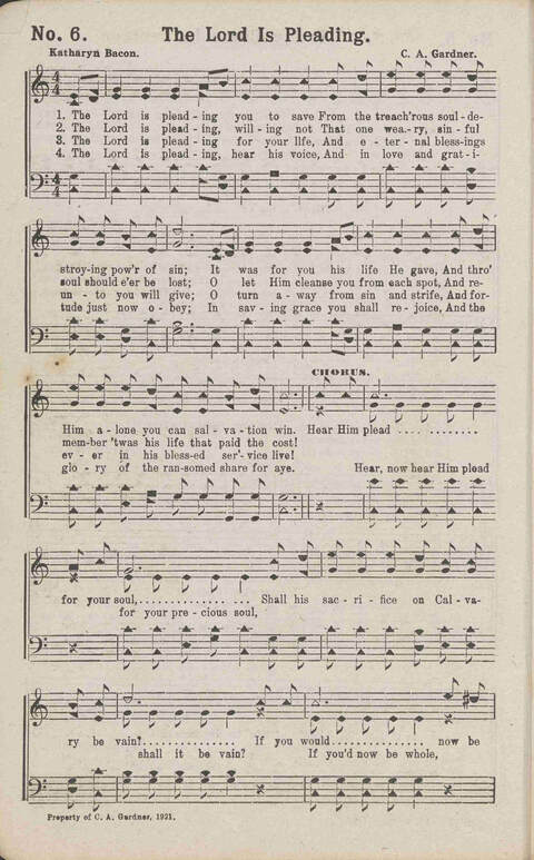 Music that Wins: a collection of sacred song both new and old page 6