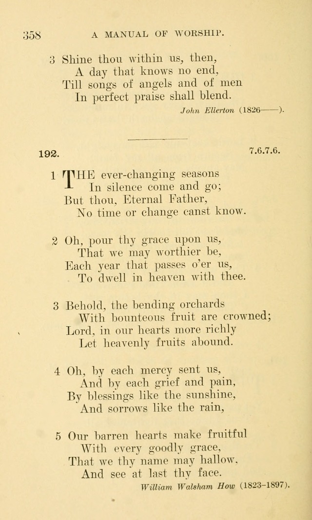 A Manual of Worship: for the chapel of Girard College page 363