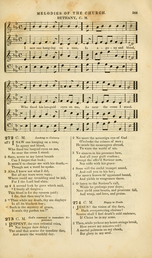 Melodies of the Church: a collection of psalms and hymns adapted to publick and social worship, seasons of revival, monthly concerts of prayer, and various similar occasions... page 245