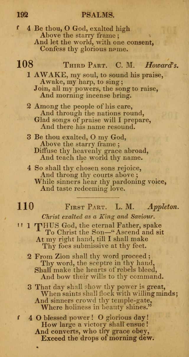 Manual of Christian Psalmody: a collection of psalms and hymns for public worship page 194