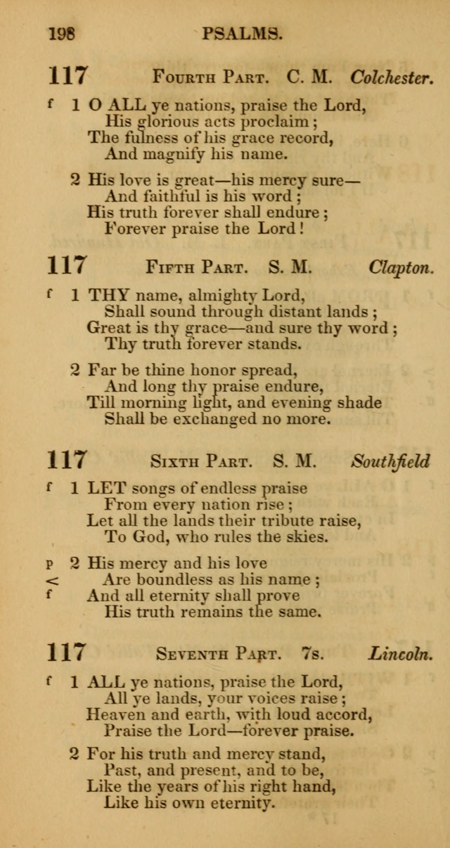 Manual of Christian Psalmody: a collection of psalms and hymns for public worship page 200