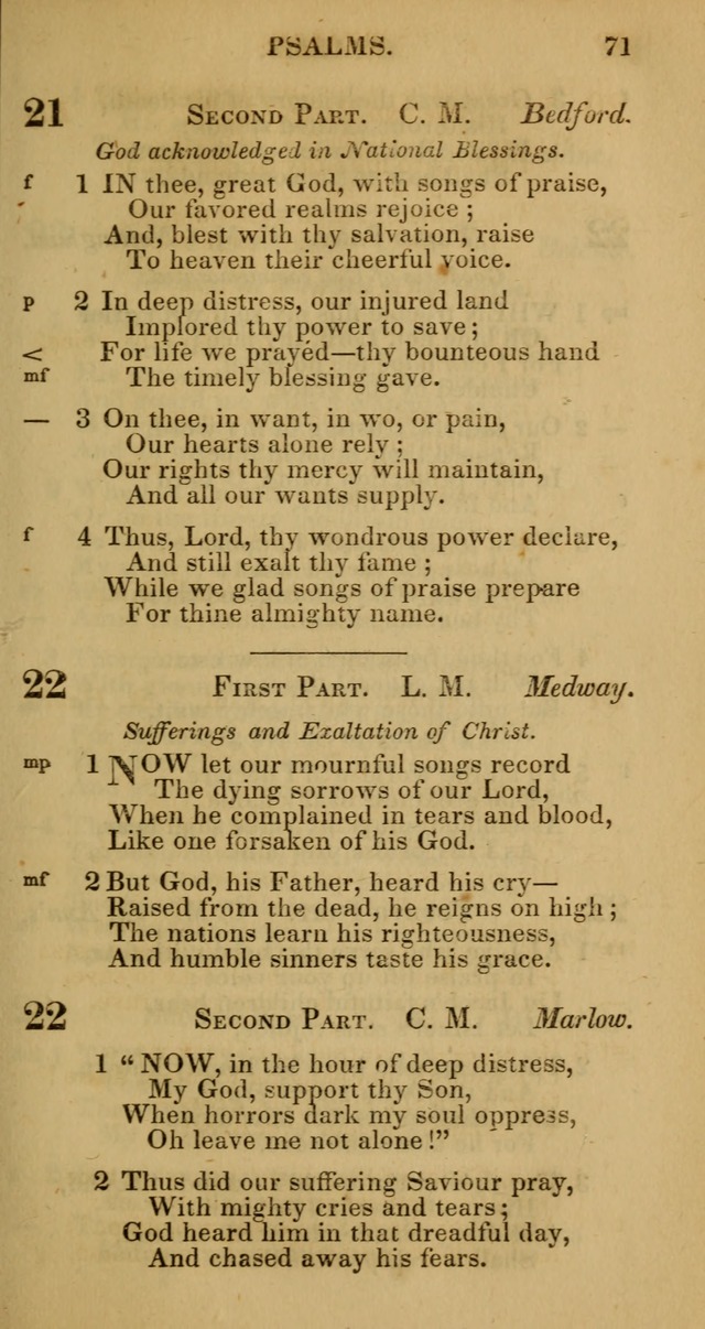 Manual of Christian Psalmody: a collection of psalms and hymns for public worship page 73