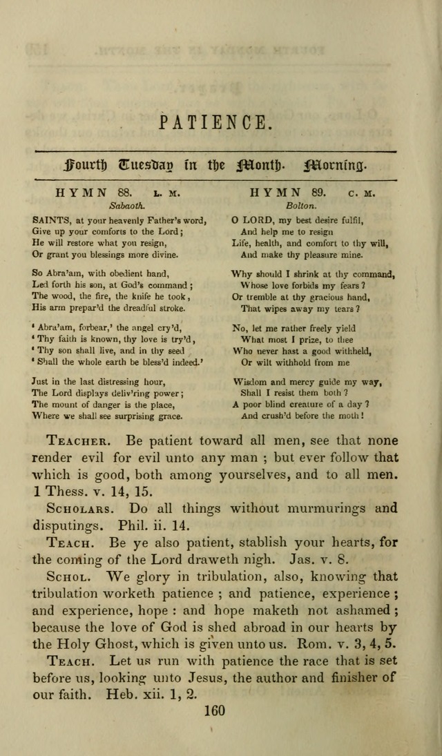 Manual of Devotion: or religious exercises for the morning and evening of each day of the month, for the use of schools and private families page 162