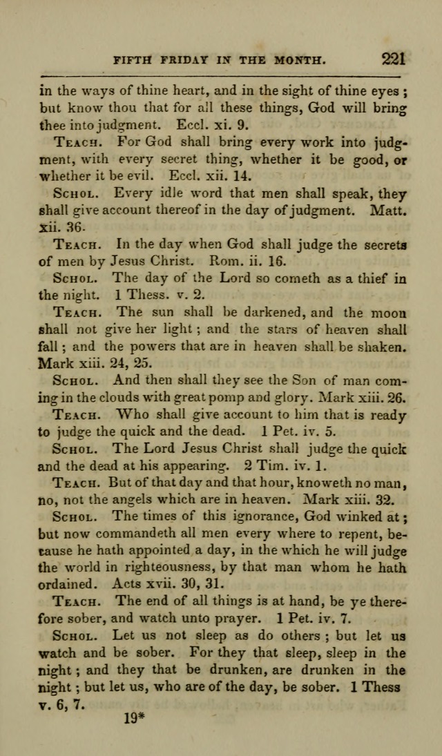 Manual of Devotion: or religious exercises for the morning and evening of each day of the month, for the use of schools and private families page 223