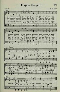 Deeper Deeper In The Love Of Jesus Hymnary Org