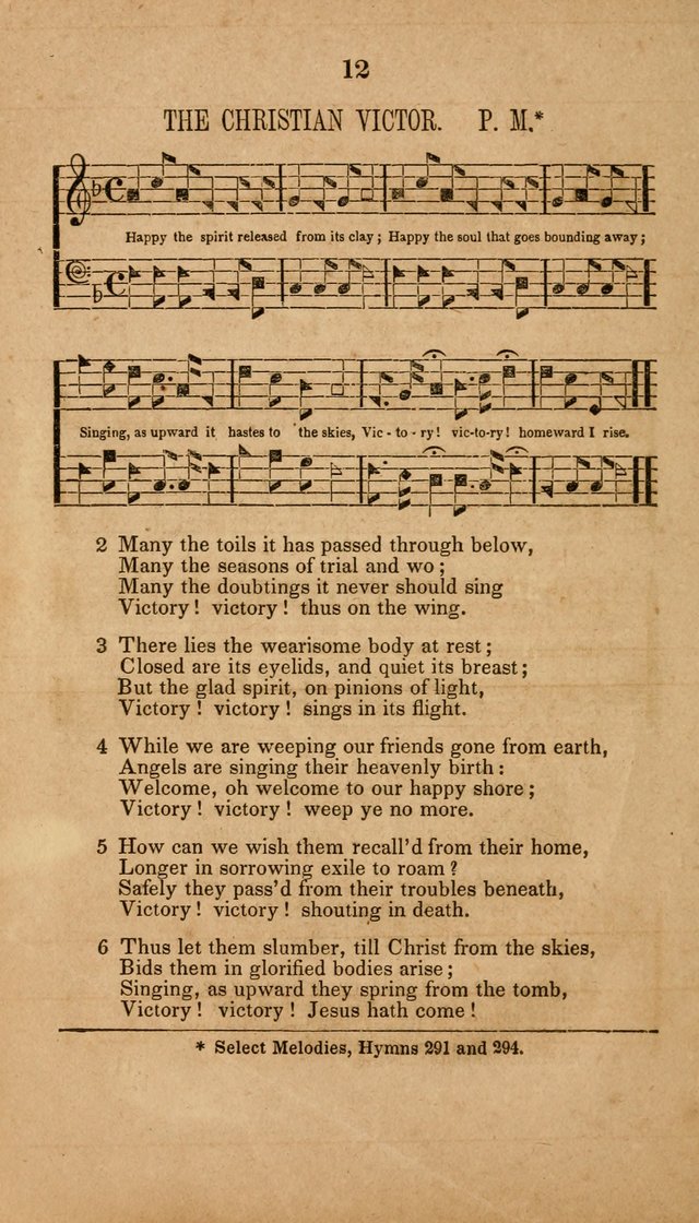 The Minstrel of Zion: a book of religious songs, accompanied with appropriate music, chiefly original page 12