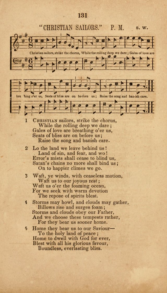 The Minstrel of Zion: a book of religious songs, accompanied with appropriate music, chiefly original page 131