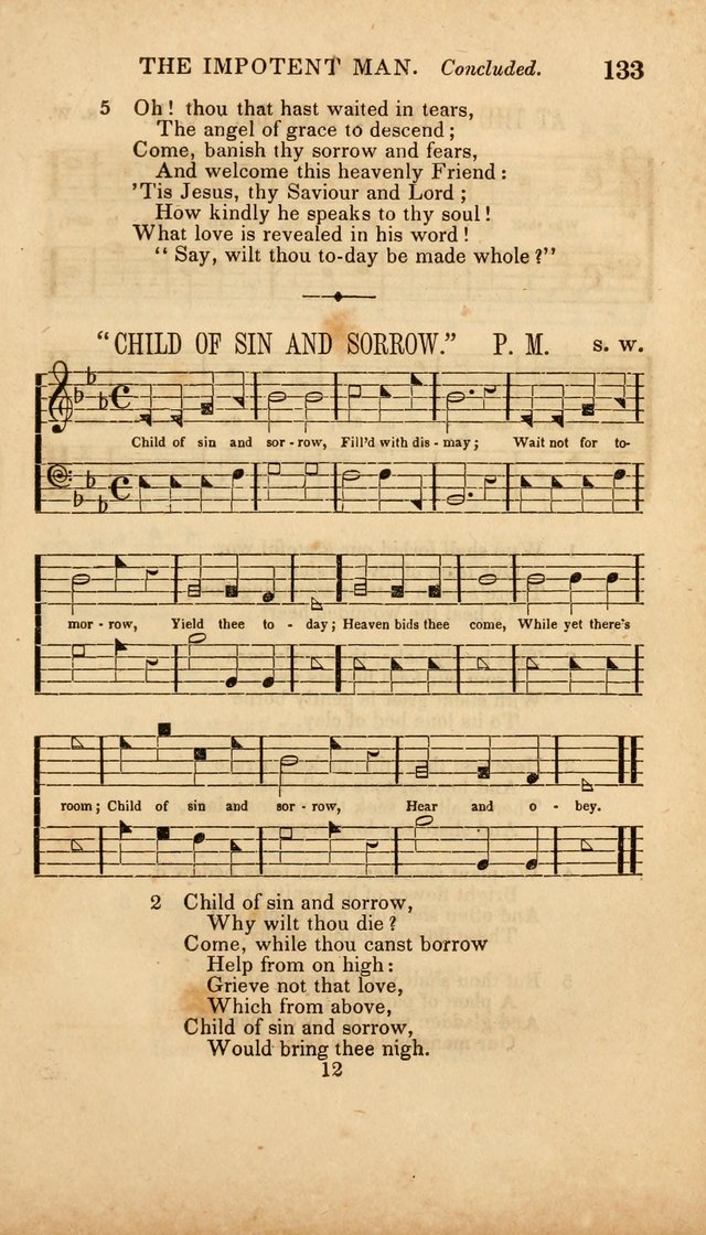 The Minstrel of Zion: a book of religious songs, accompanied with appropriate music, chiefly original page 133
