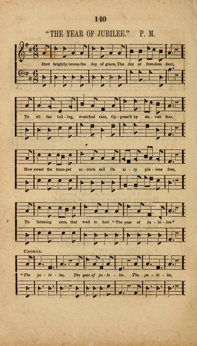 The Minstrel of Zion: a book of religious songs, accompanied with appropriate music, chiefly original page 140