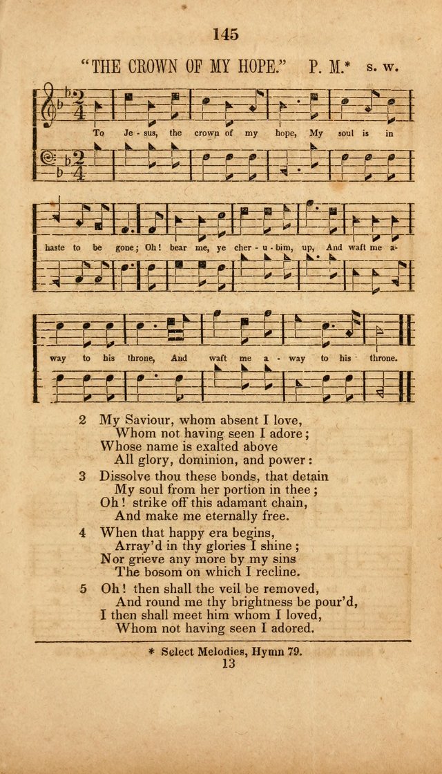 The Minstrel of Zion: a book of religious songs, accompanied with appropriate music, chiefly original page 145
