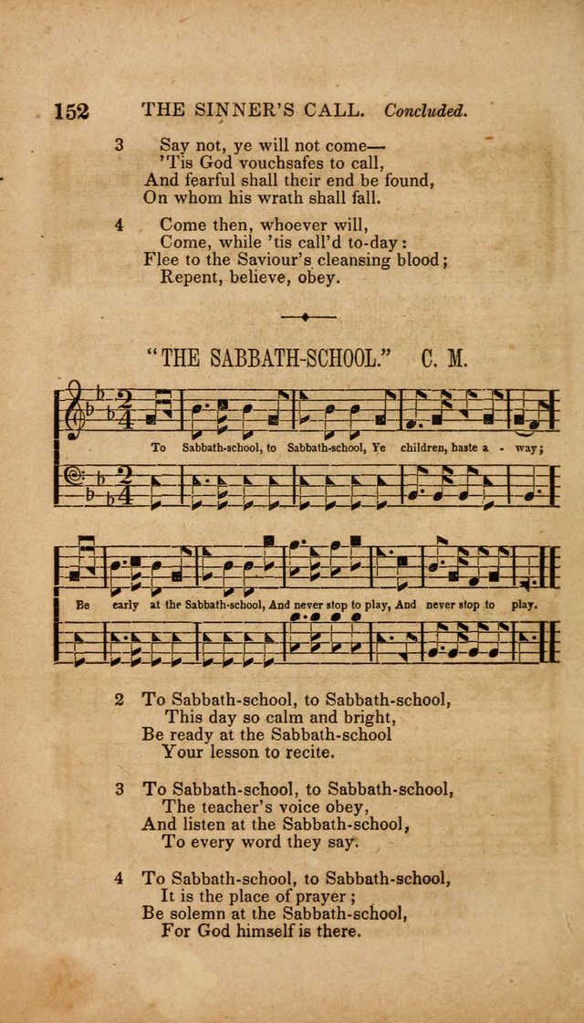 The Minstrel of Zion: a book of religious songs, accompanied with appropriate music, chiefly original page 152