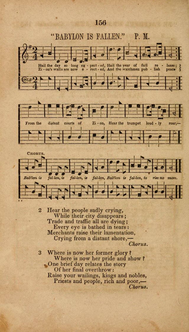 The Minstrel of Zion: a book of religious songs, accompanied with appropriate music, chiefly original page 156