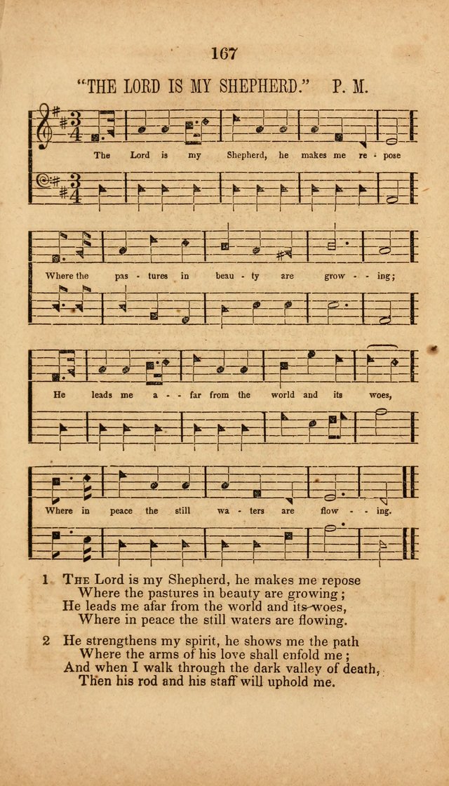 The Minstrel of Zion: a book of religious songs, accompanied with appropriate music, chiefly original page 167