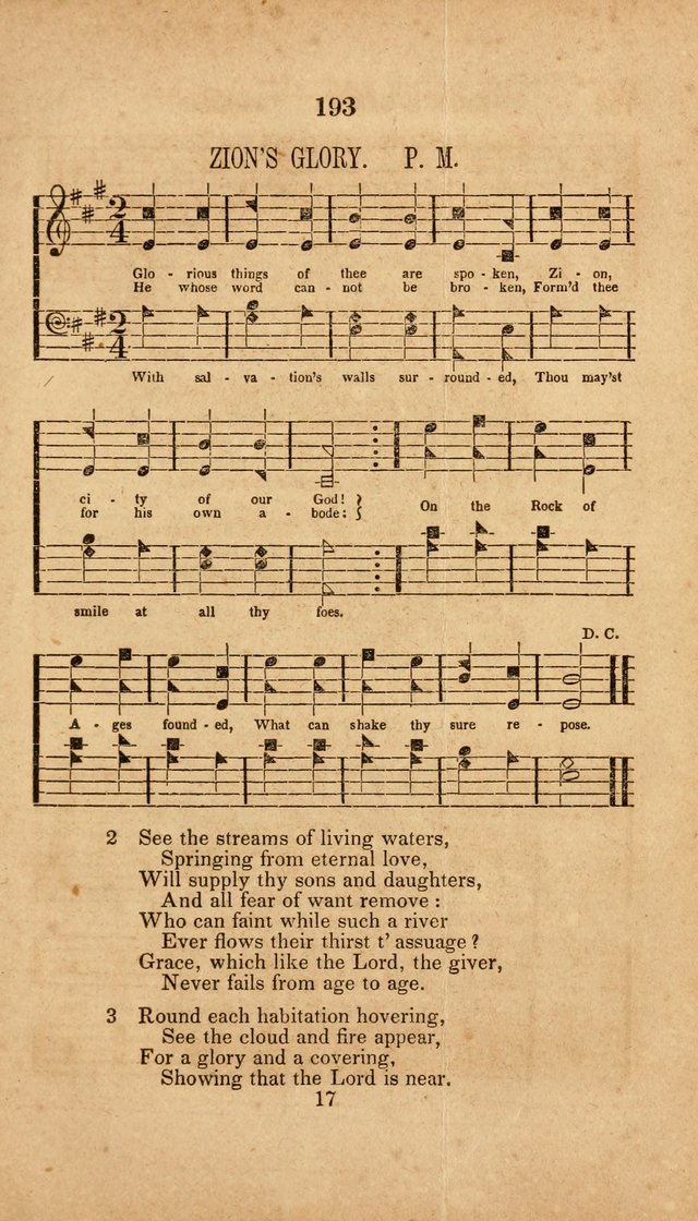 The Minstrel of Zion: a book of religious songs, accompanied with appropriate music, chiefly original page 193