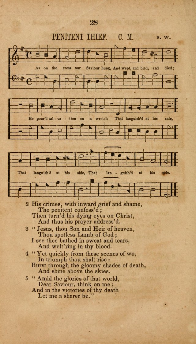 The Minstrel of Zion: a book of religious songs, accompanied with appropriate music, chiefly original page 28